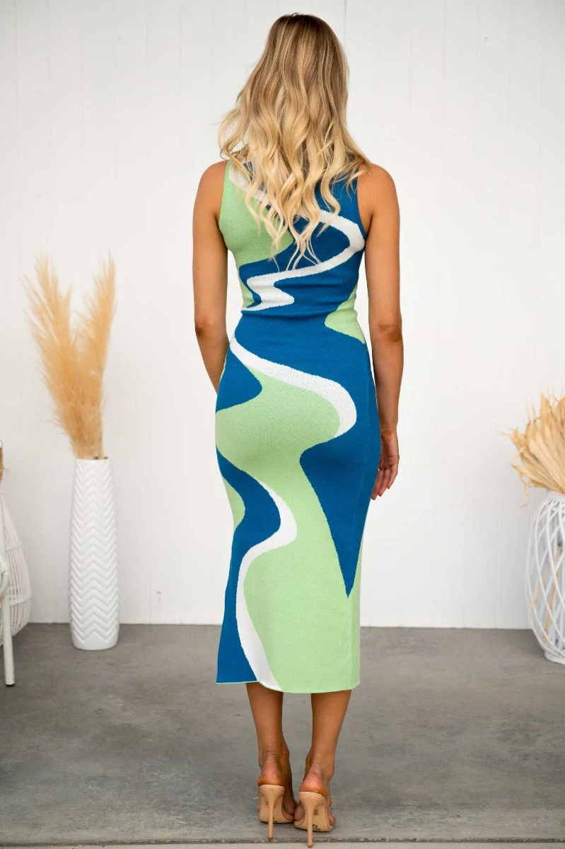 Paddle Pop Midi Dress - Image 5