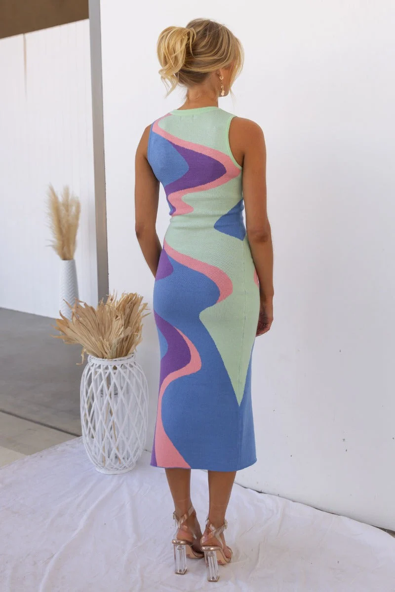 Paddle Pop Midi Dress - Image 7