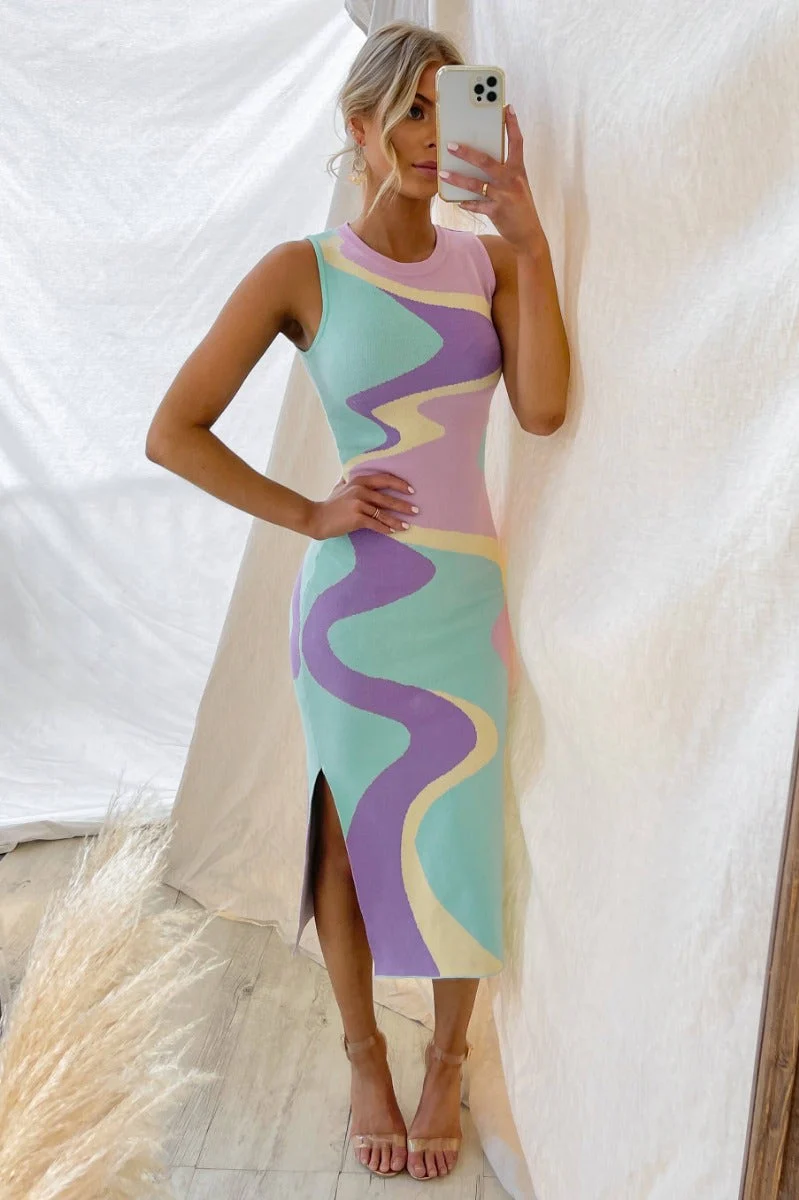 Paddle Pop Midi Dress - Image 2
