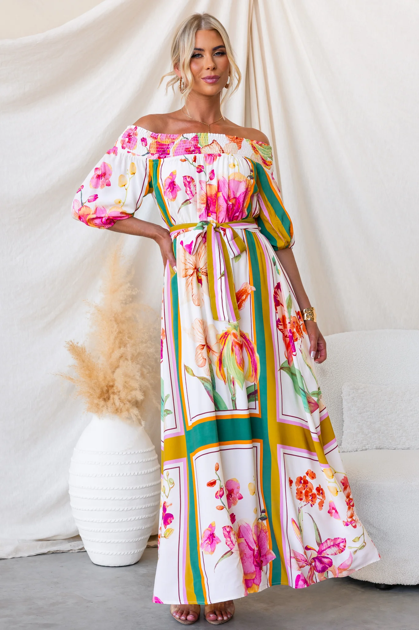 Painted Drift Maxi Dress - Image 3