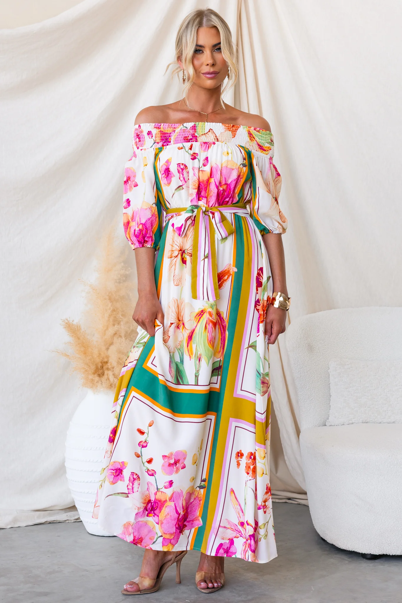 Painted Drift Maxi Dress - Image 4