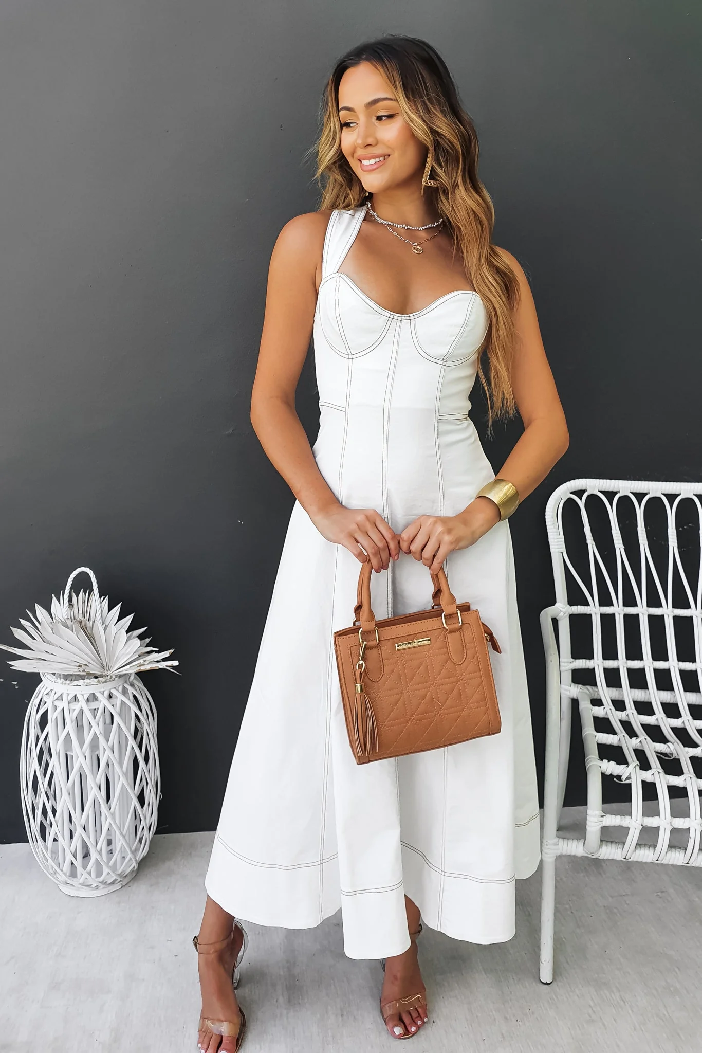 Pallara Denim Midi Dress