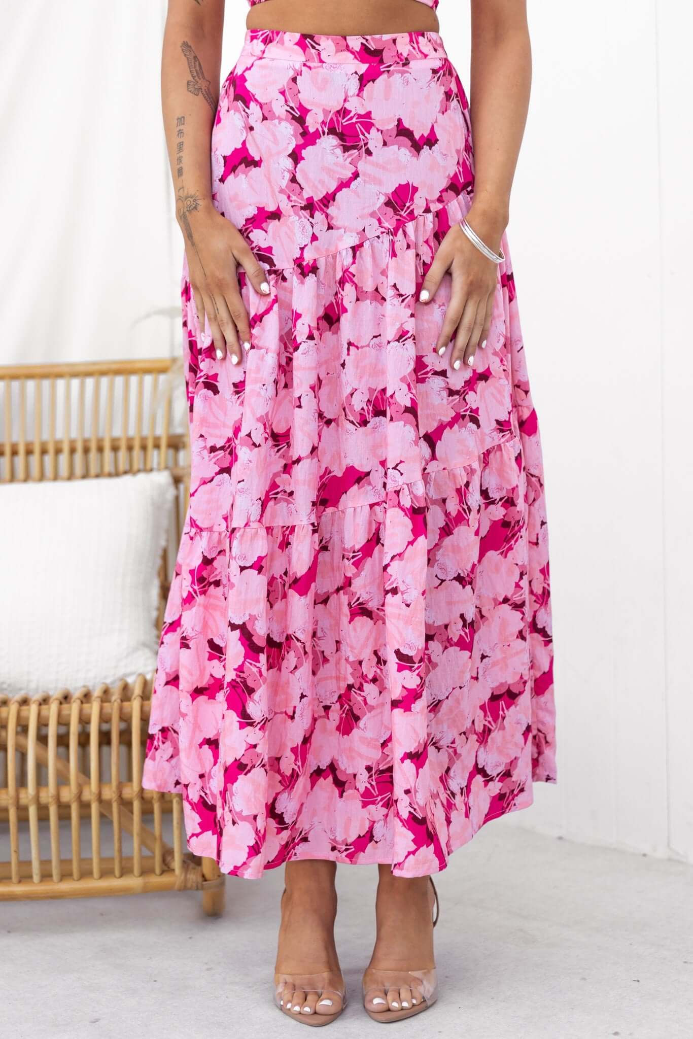 Peachy Days Maxi Skirt - Image 5