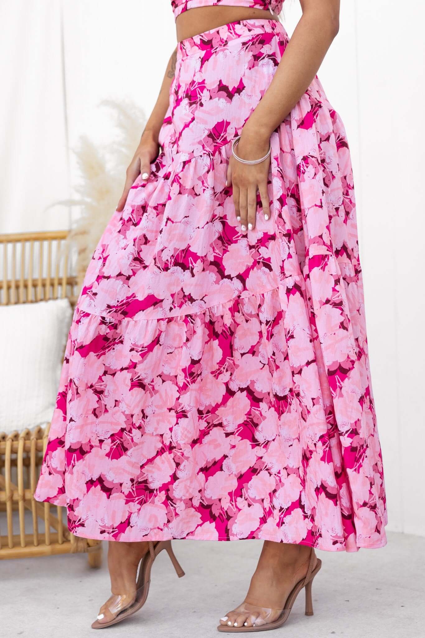 Peachy Days Maxi Skirt - Image 8