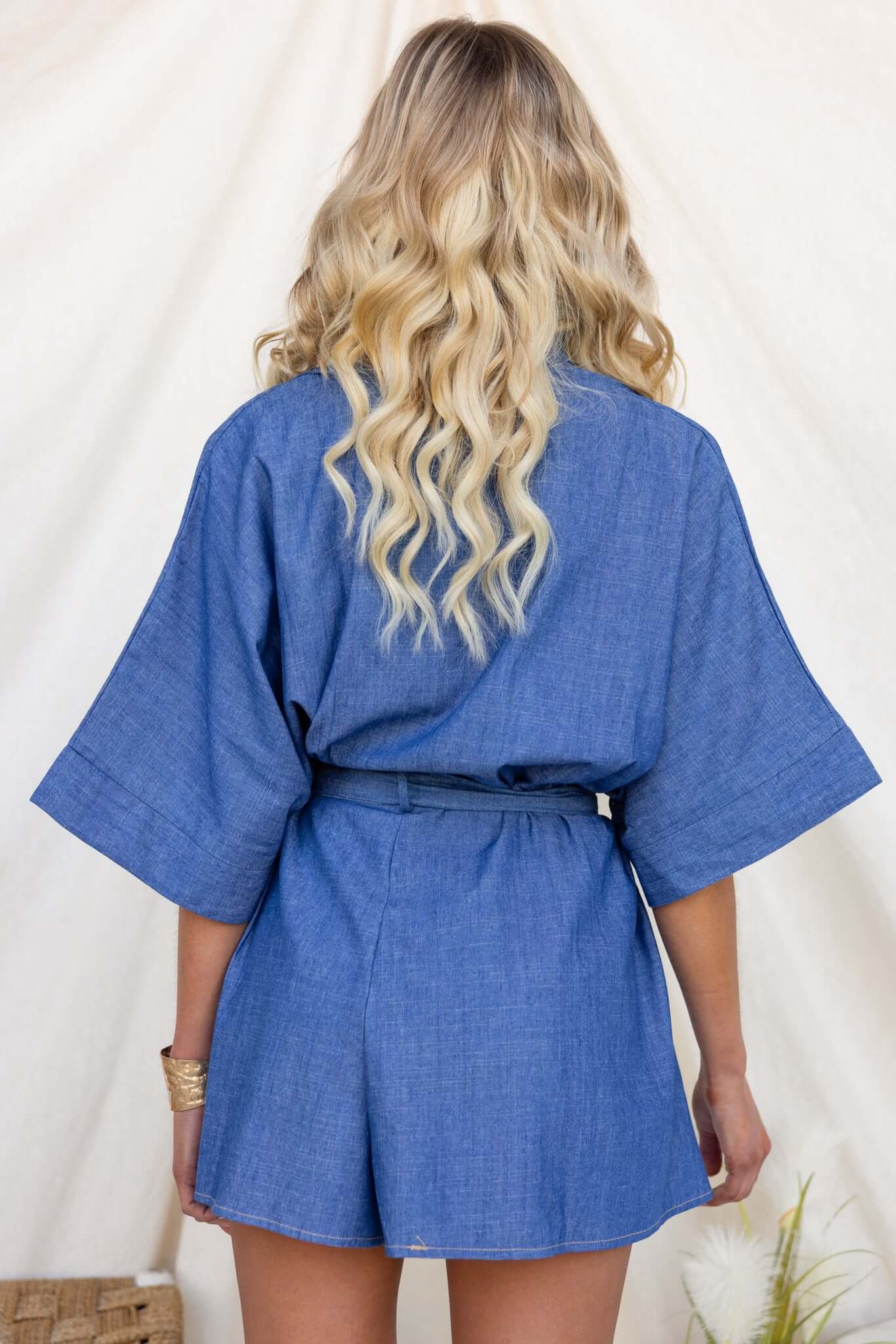 Peni Denim Playsuit - Image 6