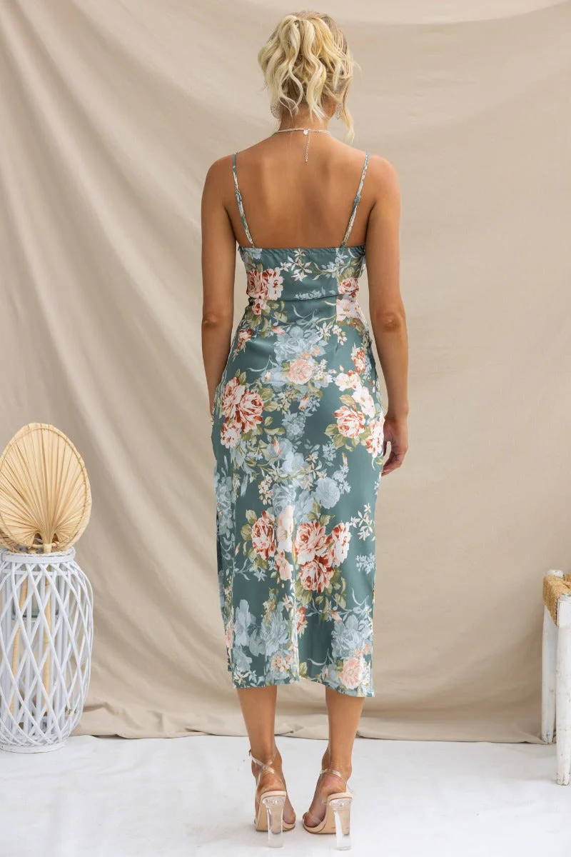 Peonies Midi Dress - Image 6
