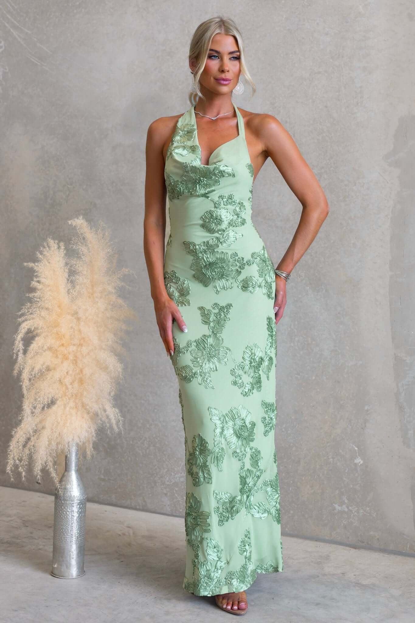 Petal Wraith Maxi Dress - Image 3