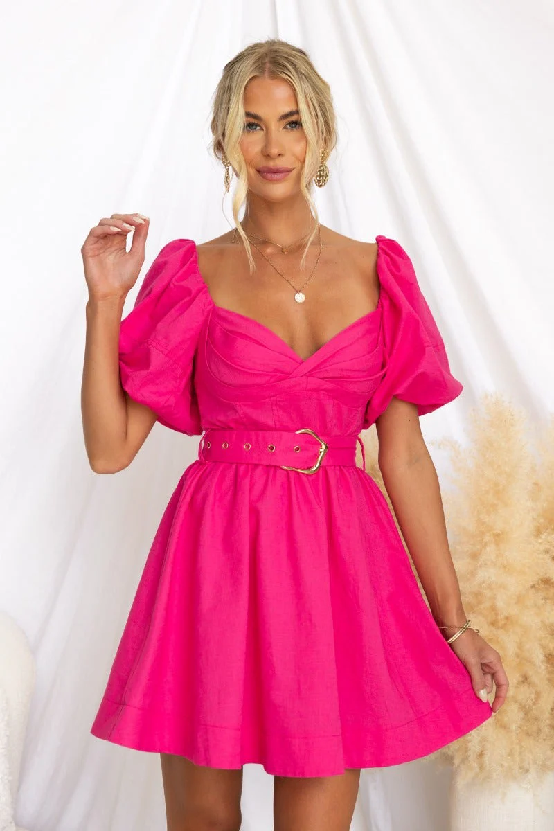 Pink Flamingo Dress - Image 4