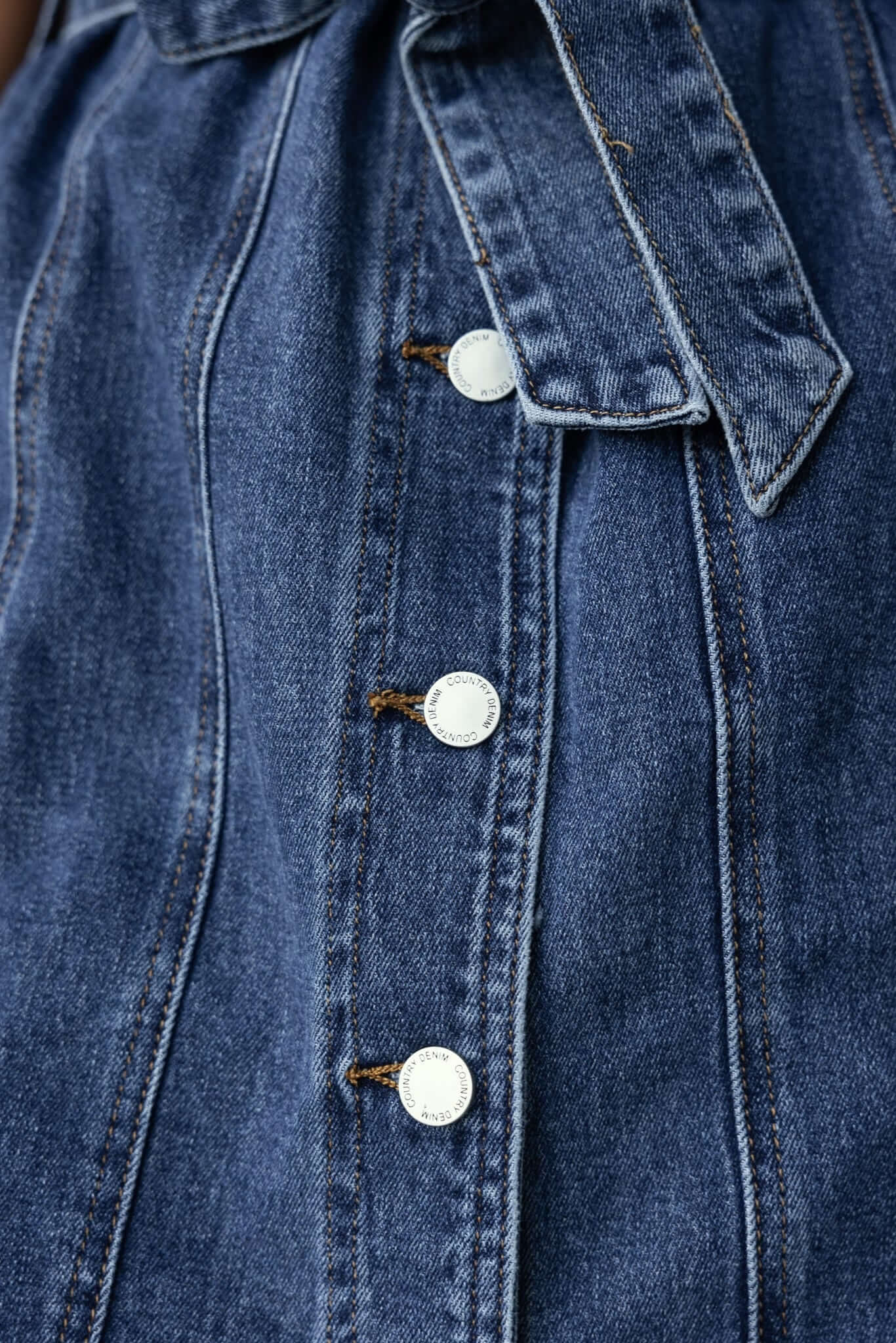Pokey Denim Dress - Image 7