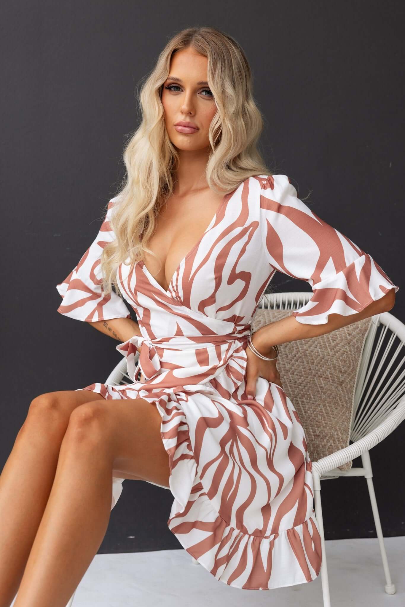 Poreta Wrap Dress - Image 2