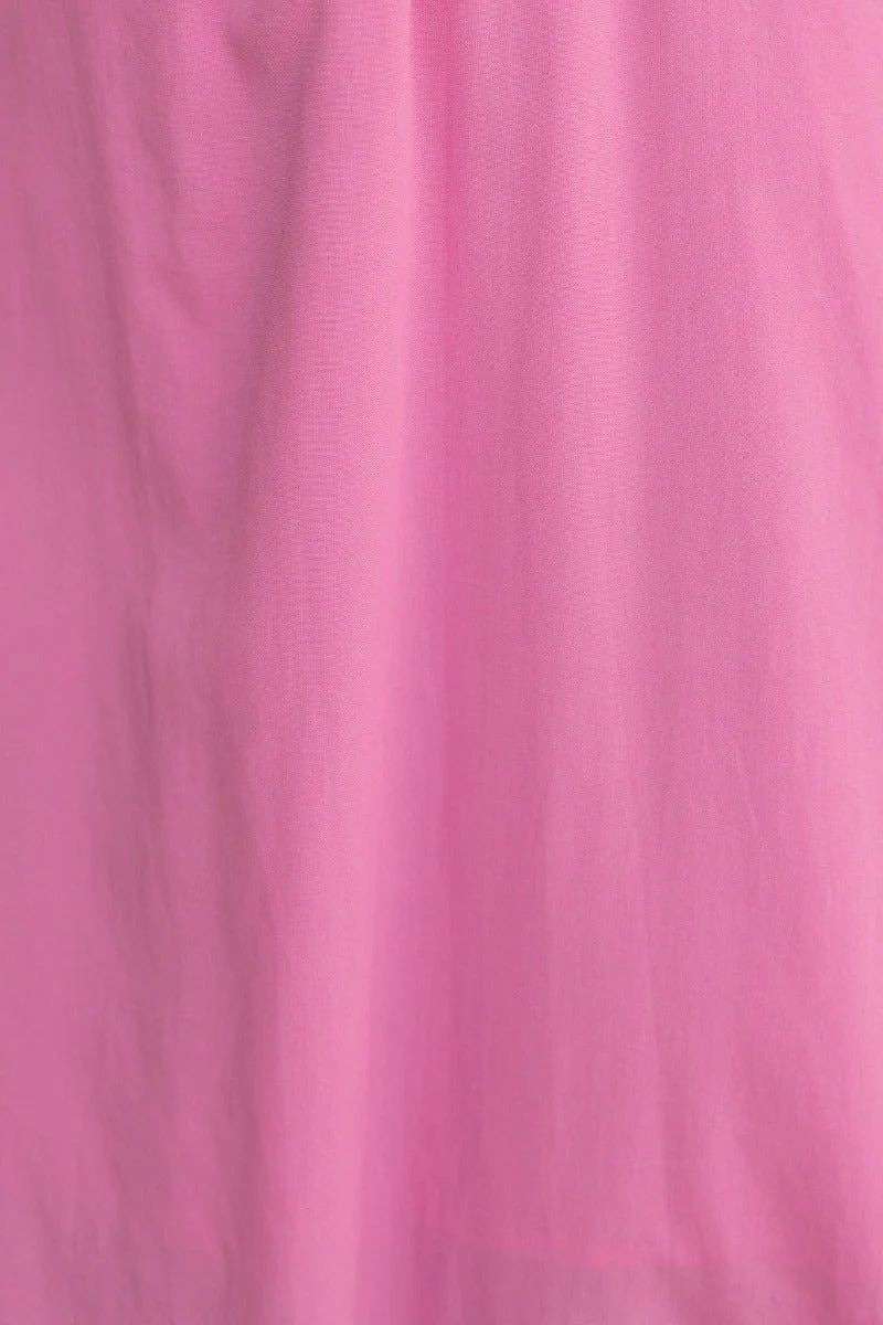 Pretty In Pink Midi Dress - Image 6