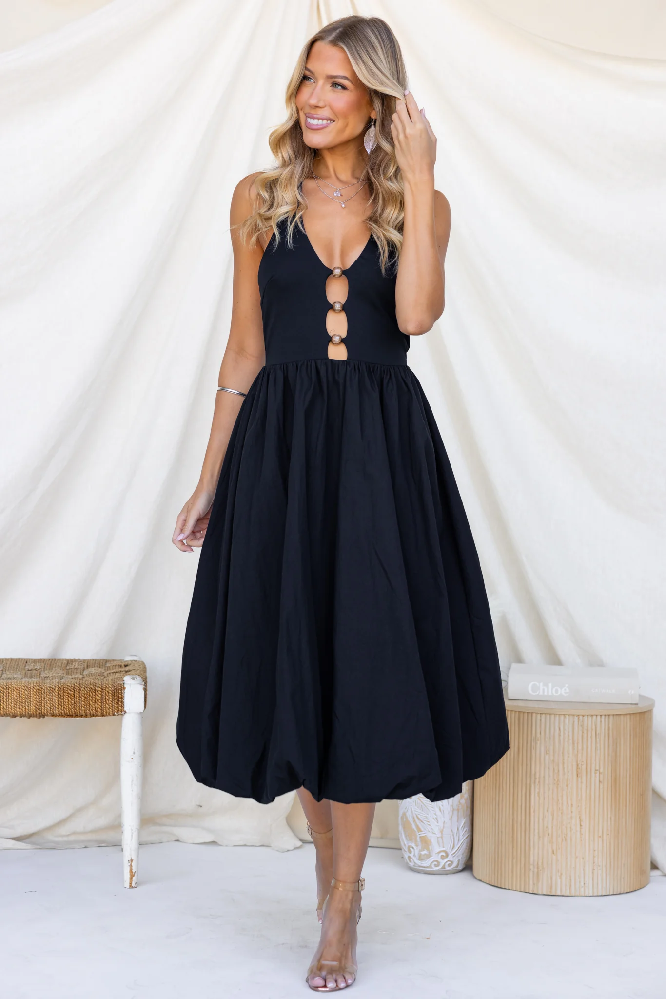 Pure Haven Midi Dress - Image 3