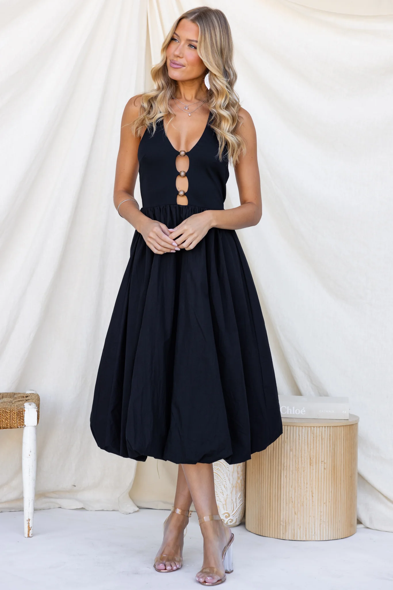 Pure Haven Midi Dress - Image 4