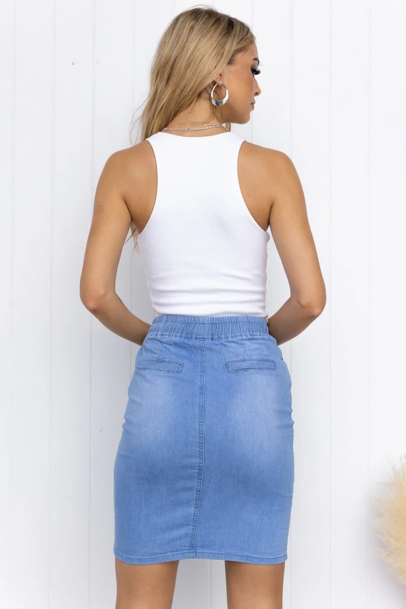 Quadi Denim Skirt - Image 5