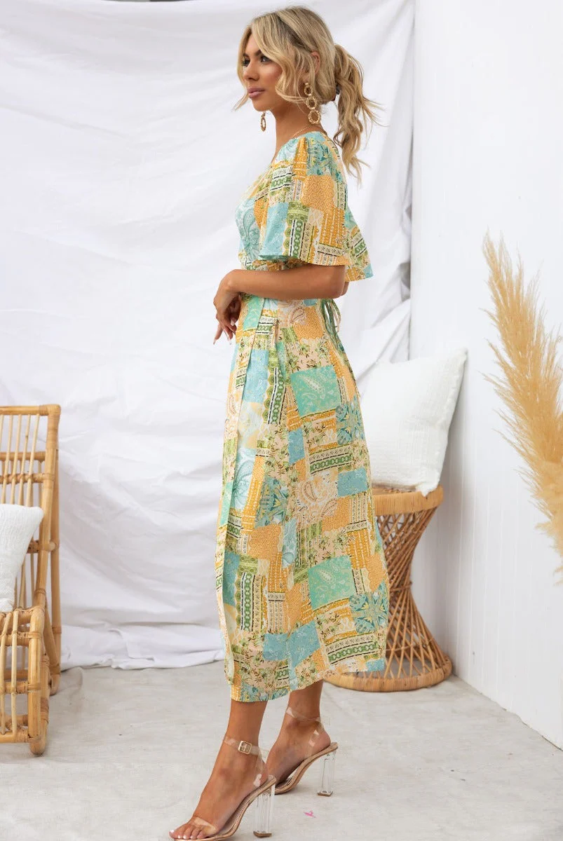 Rachel Wrap Midi Dress - Image 5