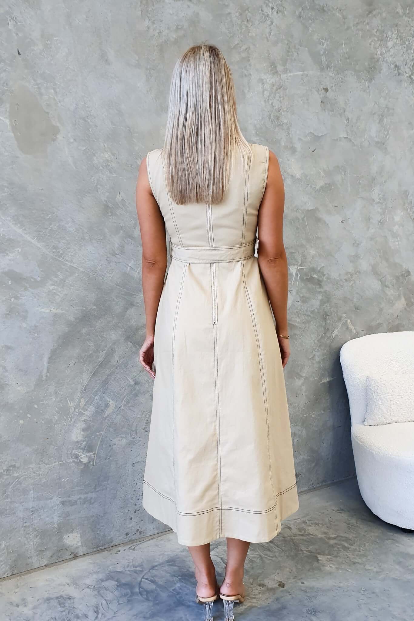 Ravil Denim Midi Dress - Image 6