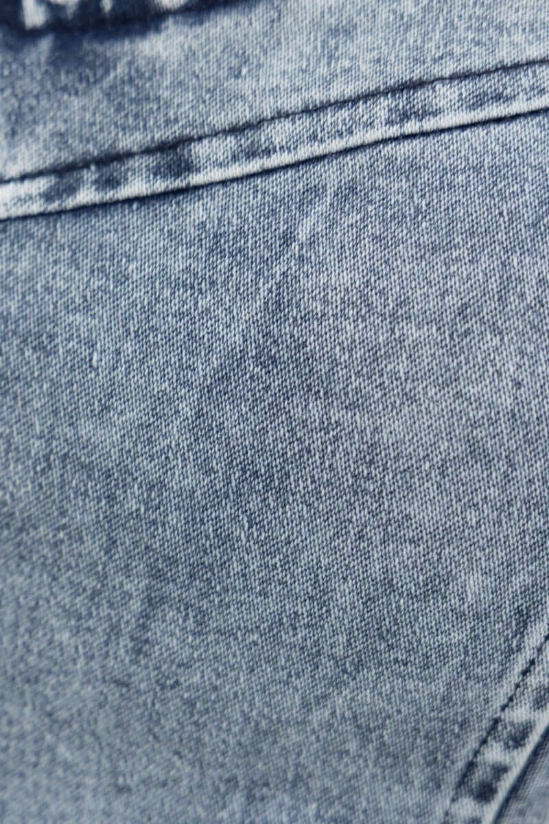 Reno Denim Midi Dress - Image 7