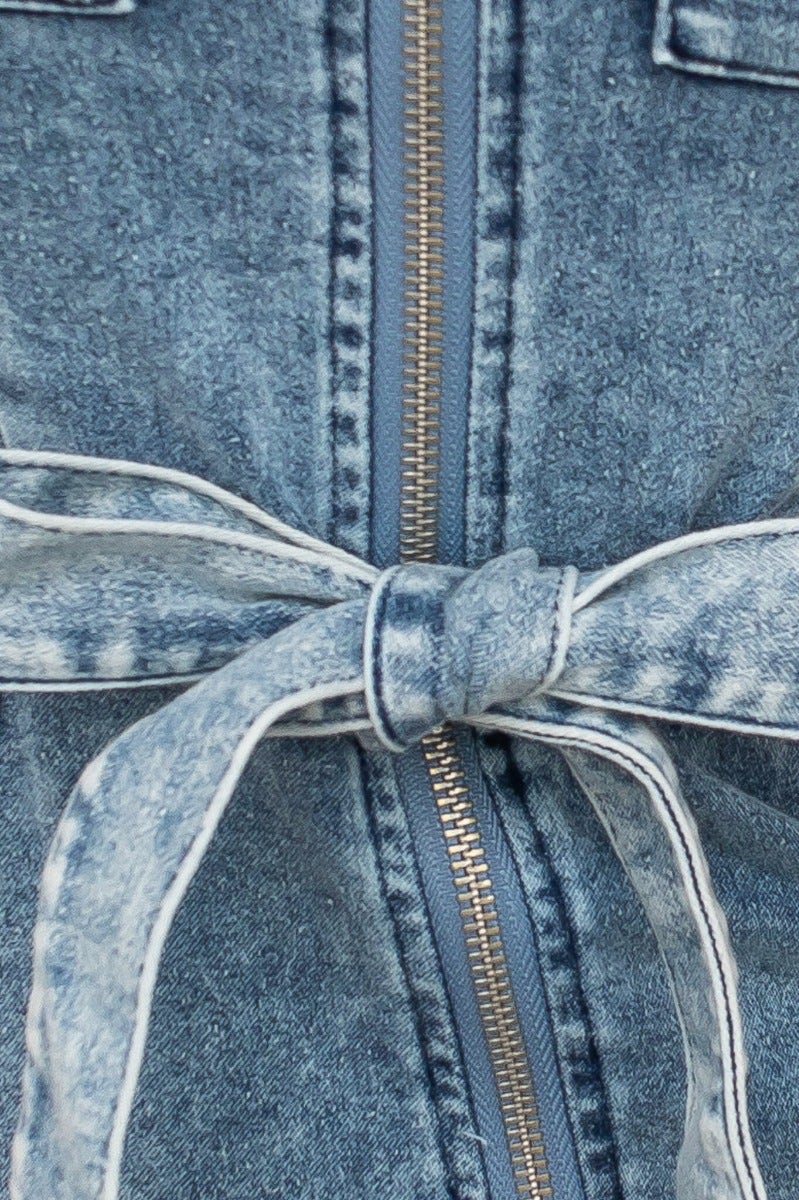Rikki Denim Dress - Image 6