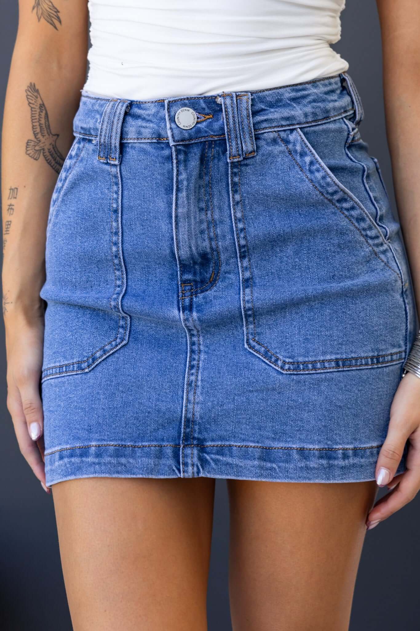 Rizzie Denim Skirt - Image 5