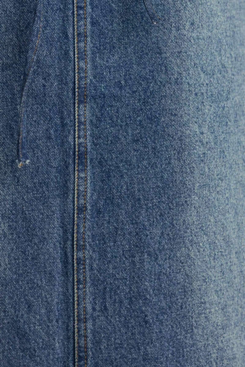 Romina Denim Maxi Skirt - Image 7