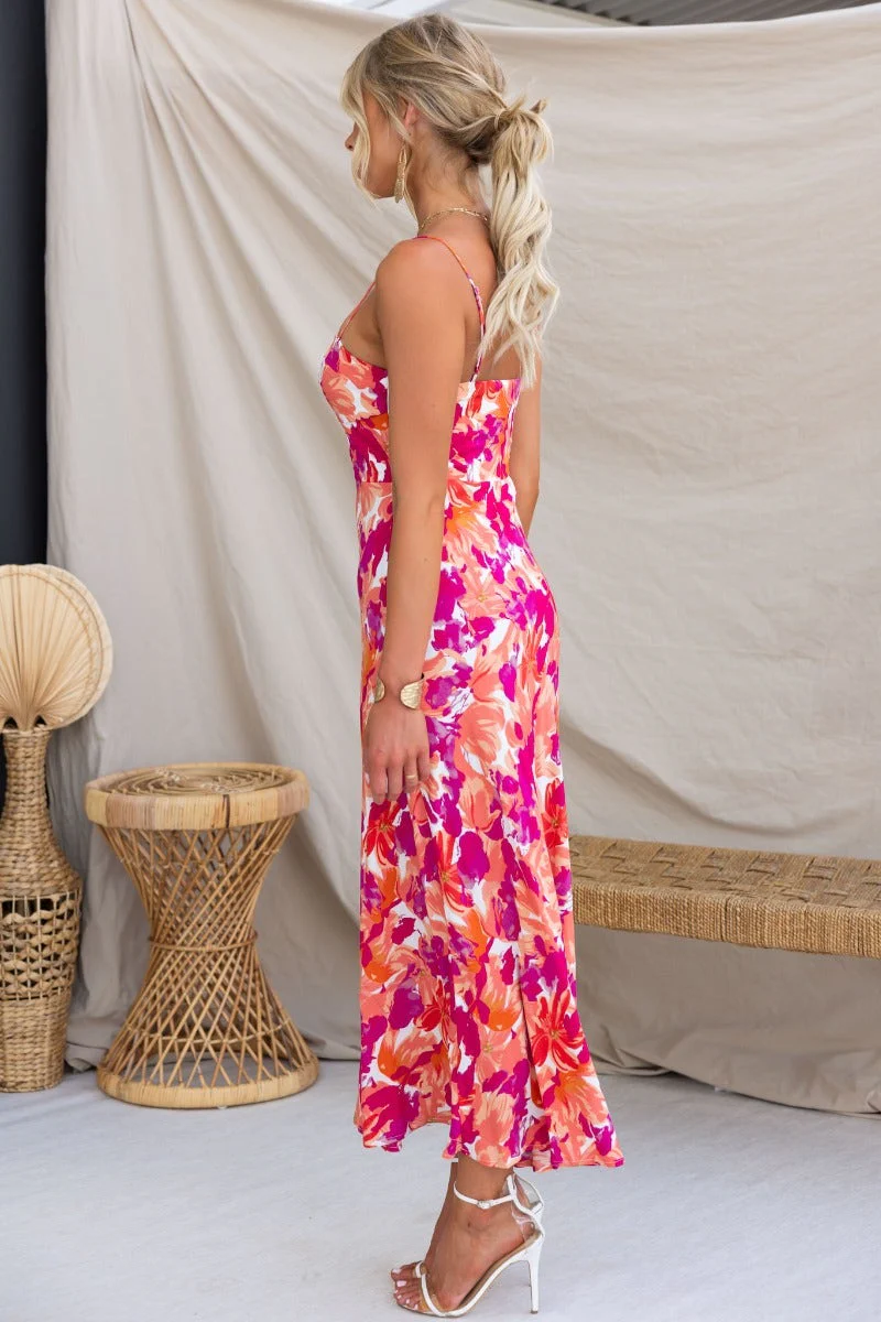 Rose Skies Midi Dress - Image 5