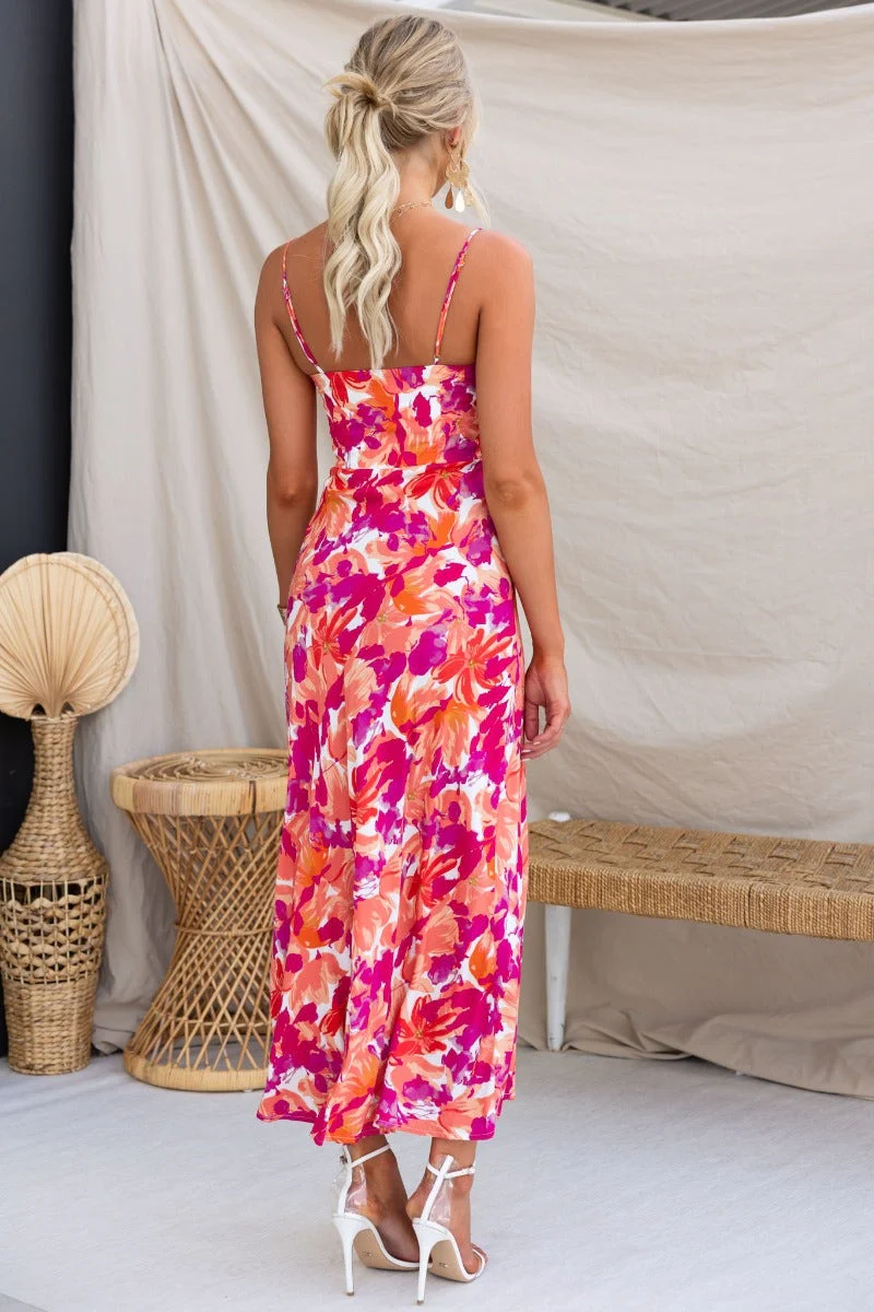 Rose Skies Midi Dress - Image 6