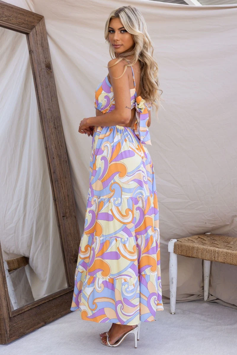 Rosette Maxi Dress - Image 4