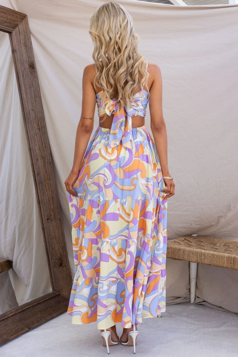 Rosette Maxi Dress - Image 5