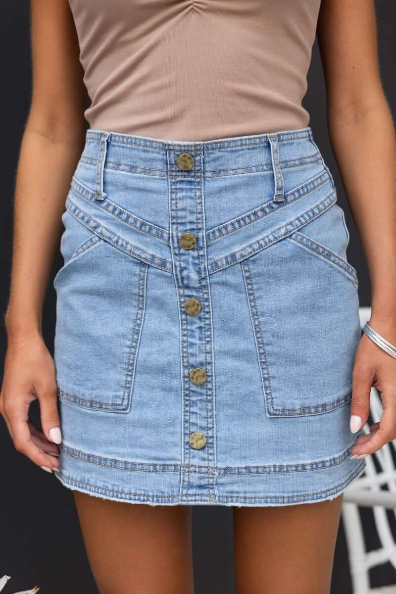 Roy Denim Skirt - Image 7