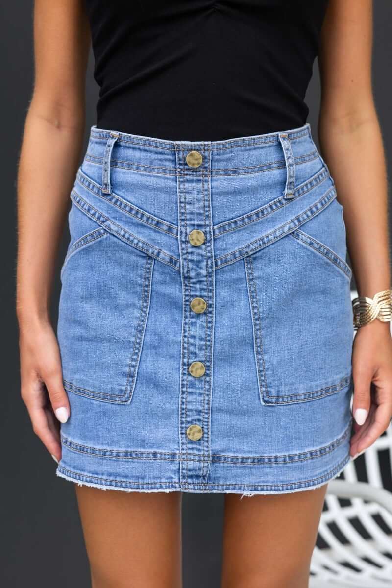 Roy Denim Skirt - Image 6