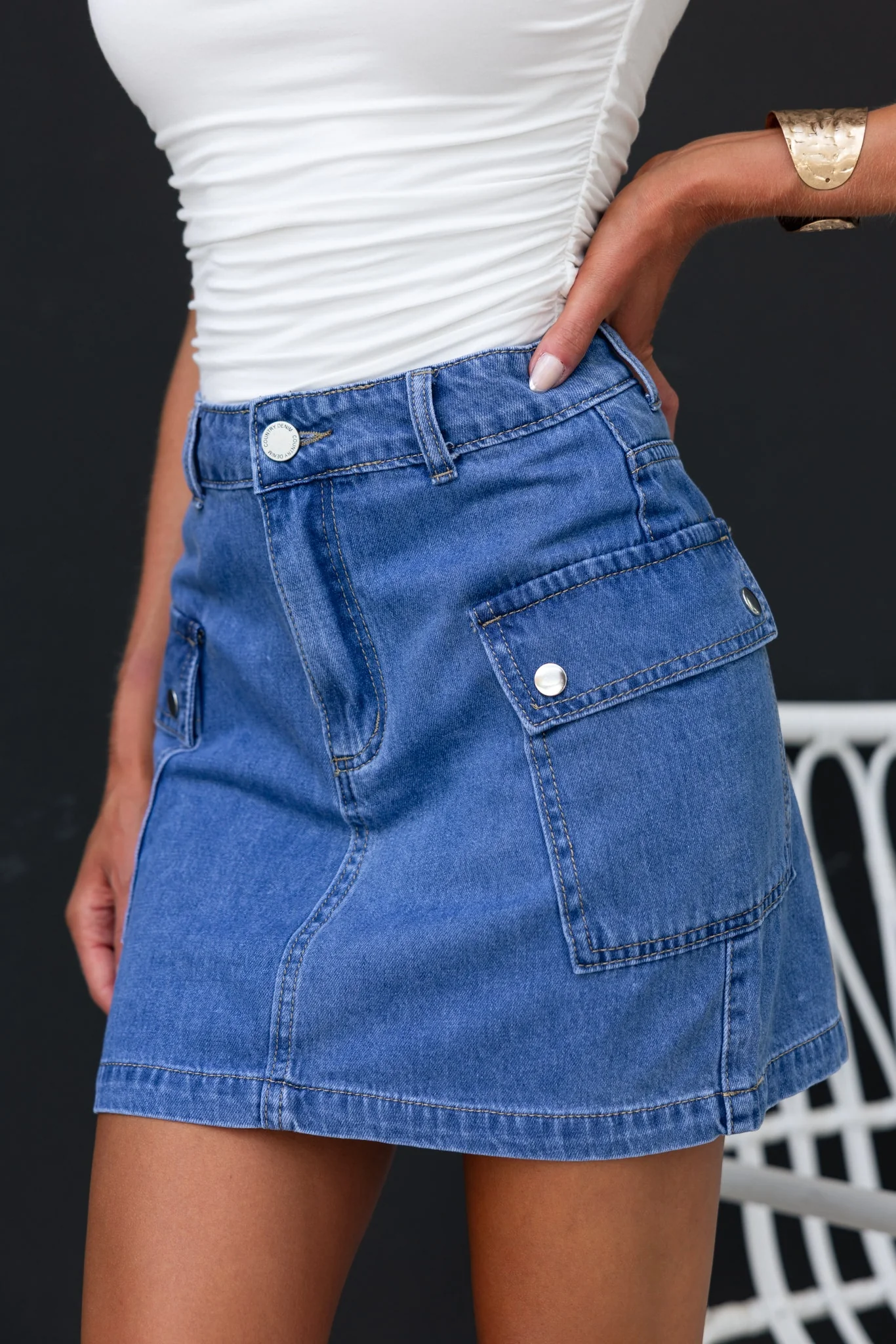 Rubi Denim Skirt