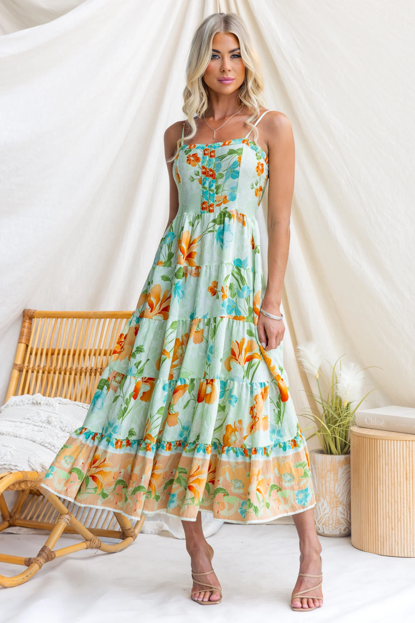 Sage Meadow Maxi Dress - Image 3