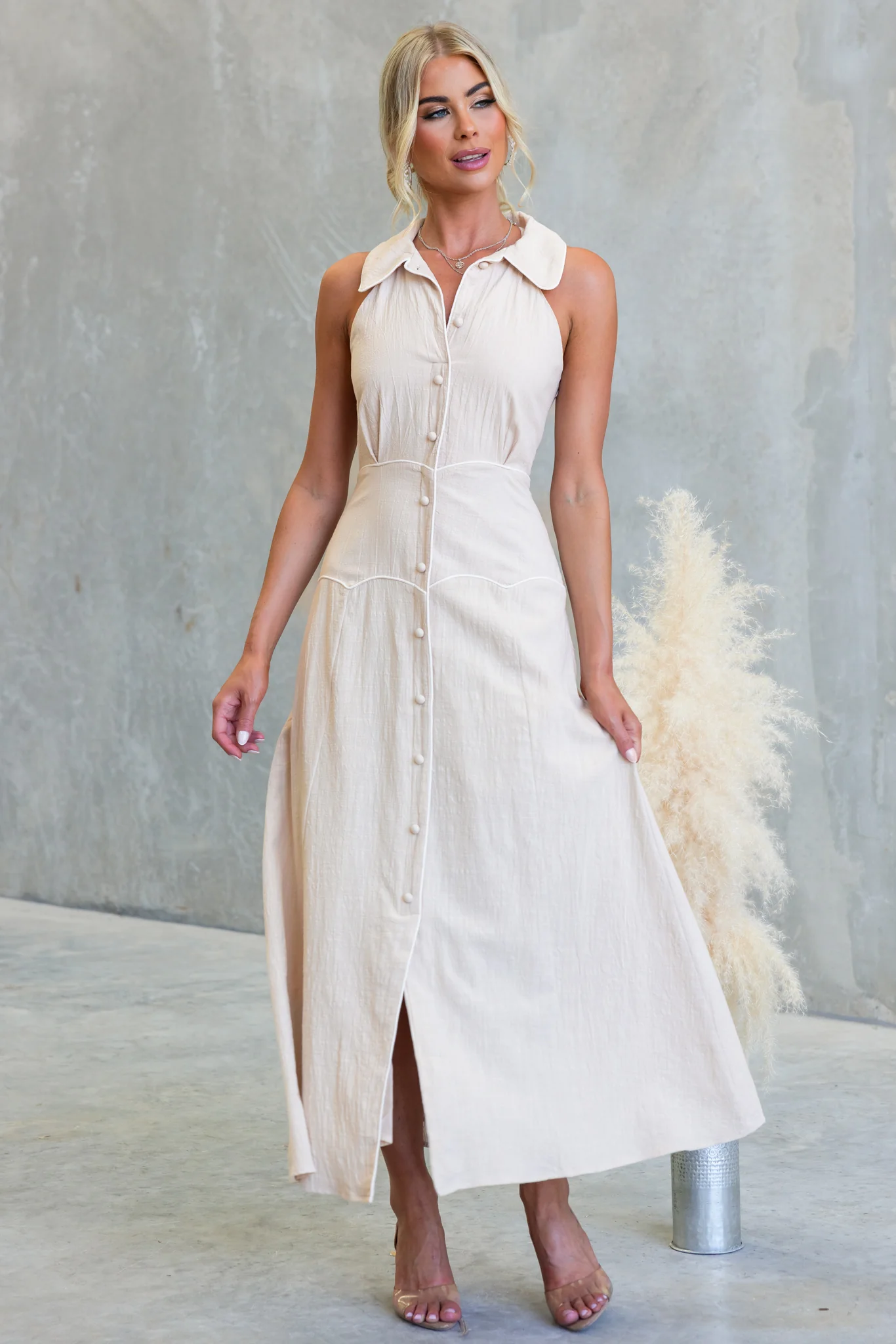 Sandstone Aura Maxi Dress - Image 3