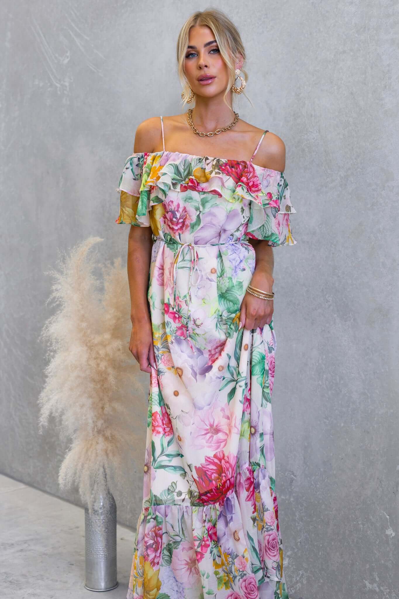 Secret Gardenia Maxi Dress