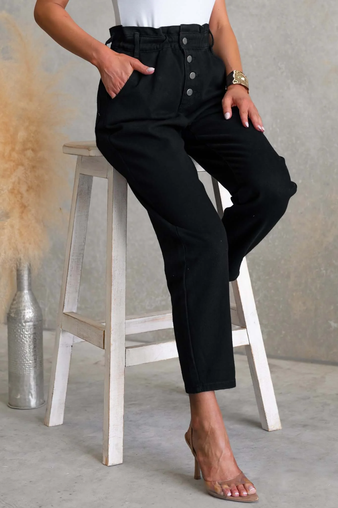 Selene Paperbag Jeans - Image 4