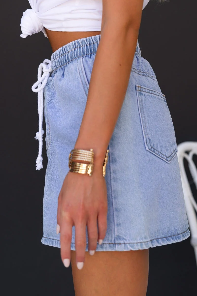 Serona Denim Skirt - Image 6