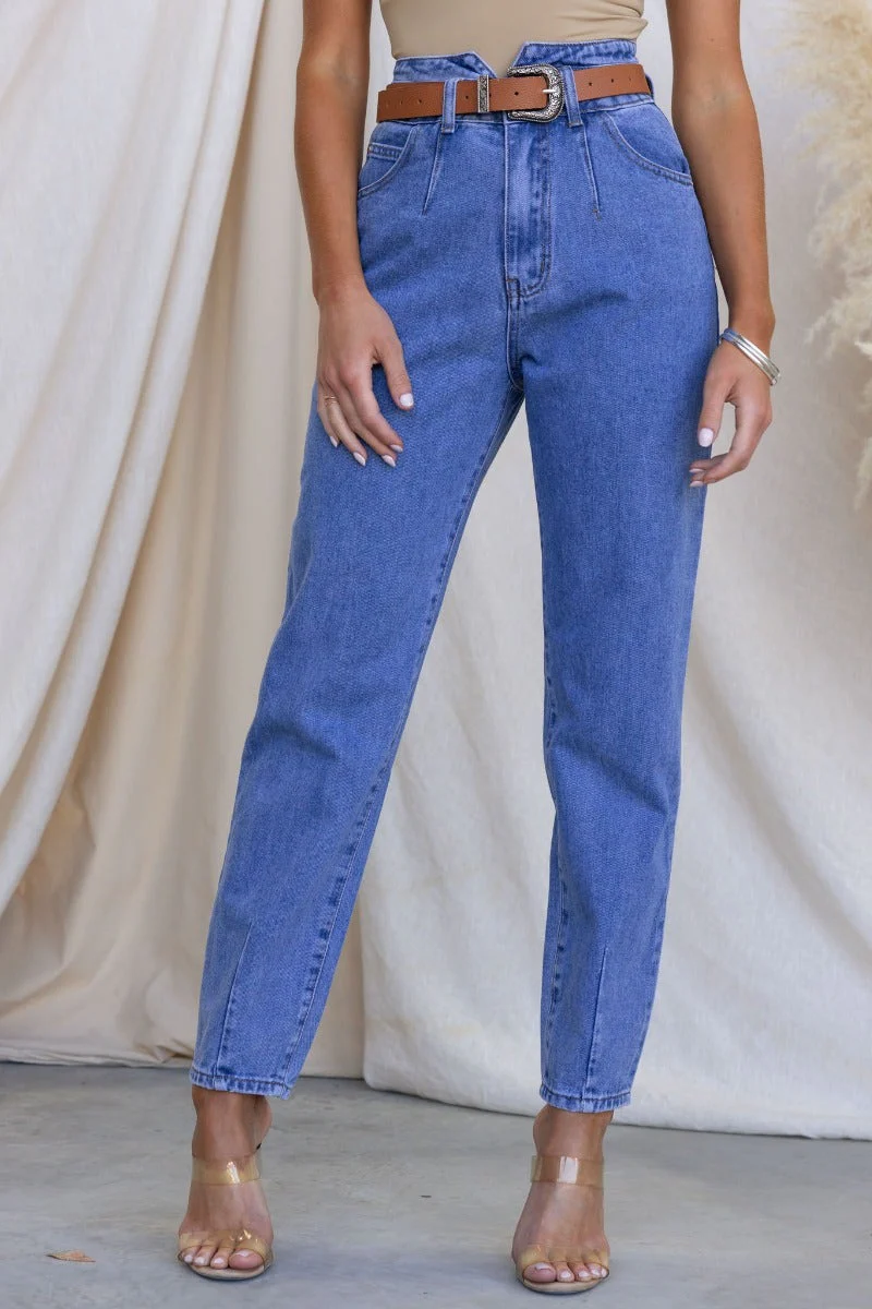 Shaylan Mom Jeans - Image 2