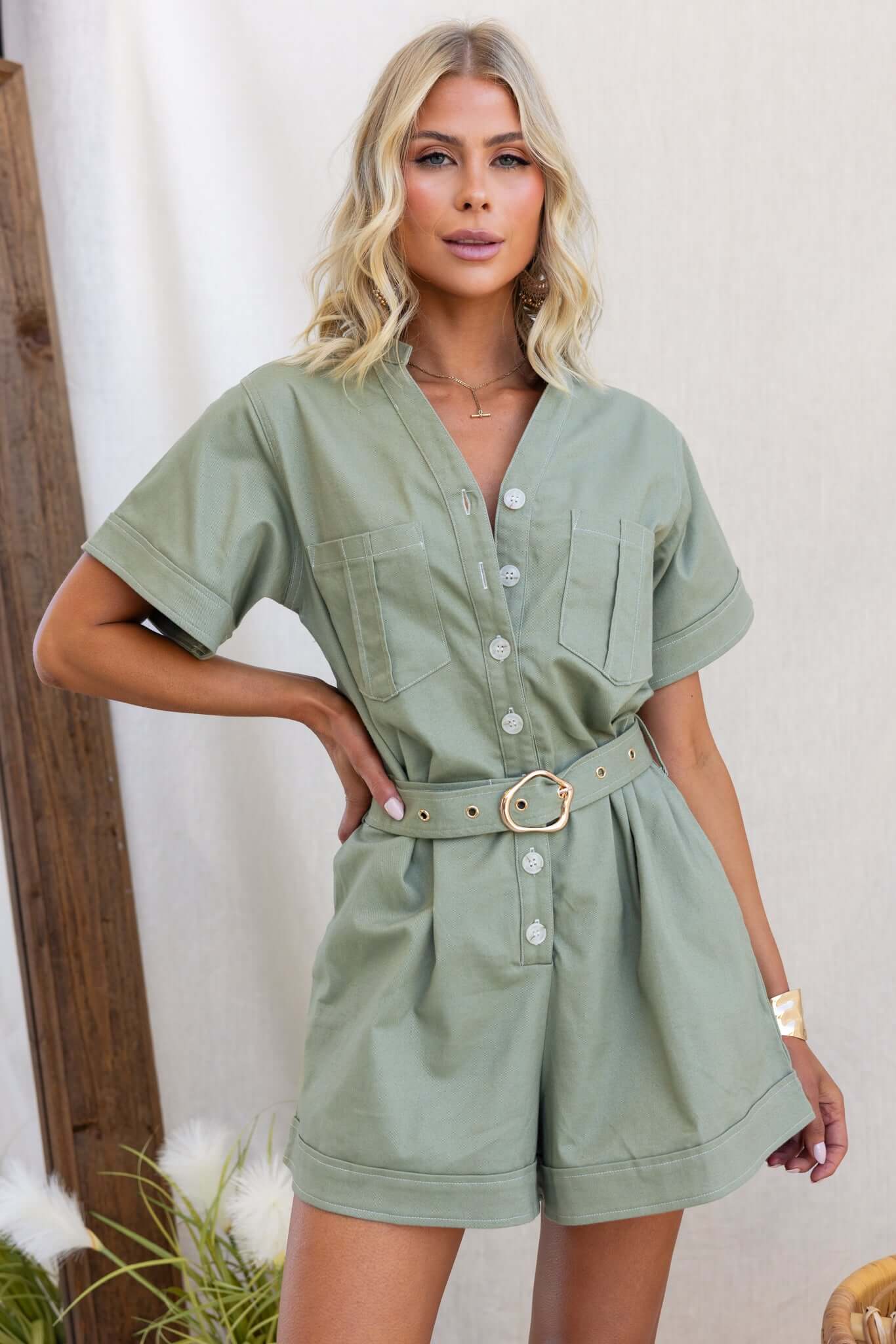 Sheffield Denim Playsuit - Image 4