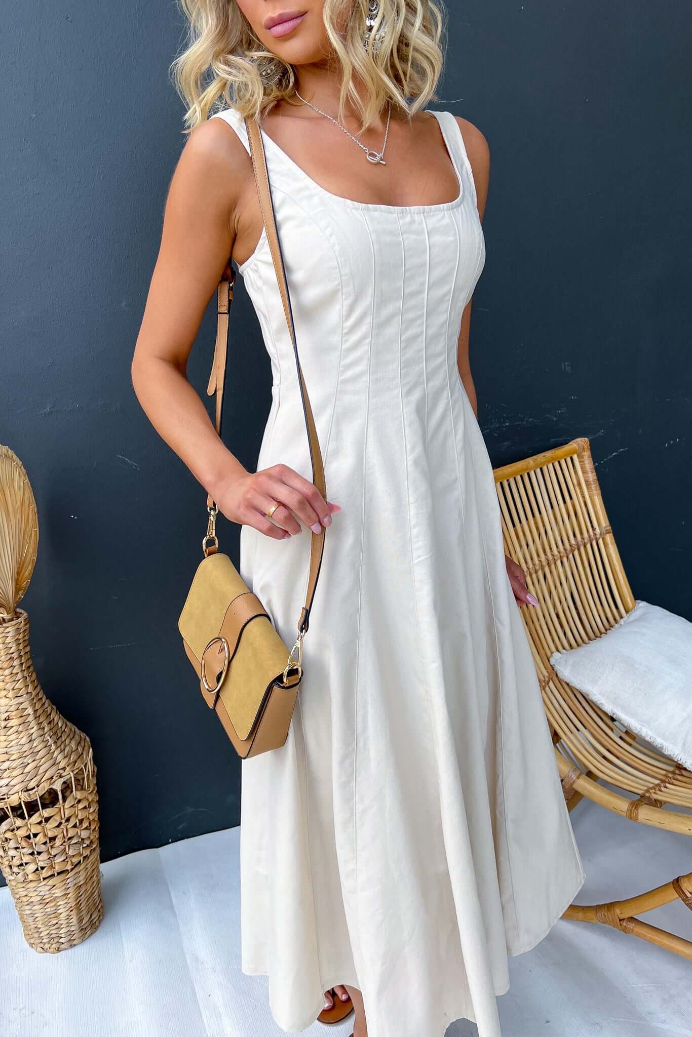 Shelly Denim Midi Dress