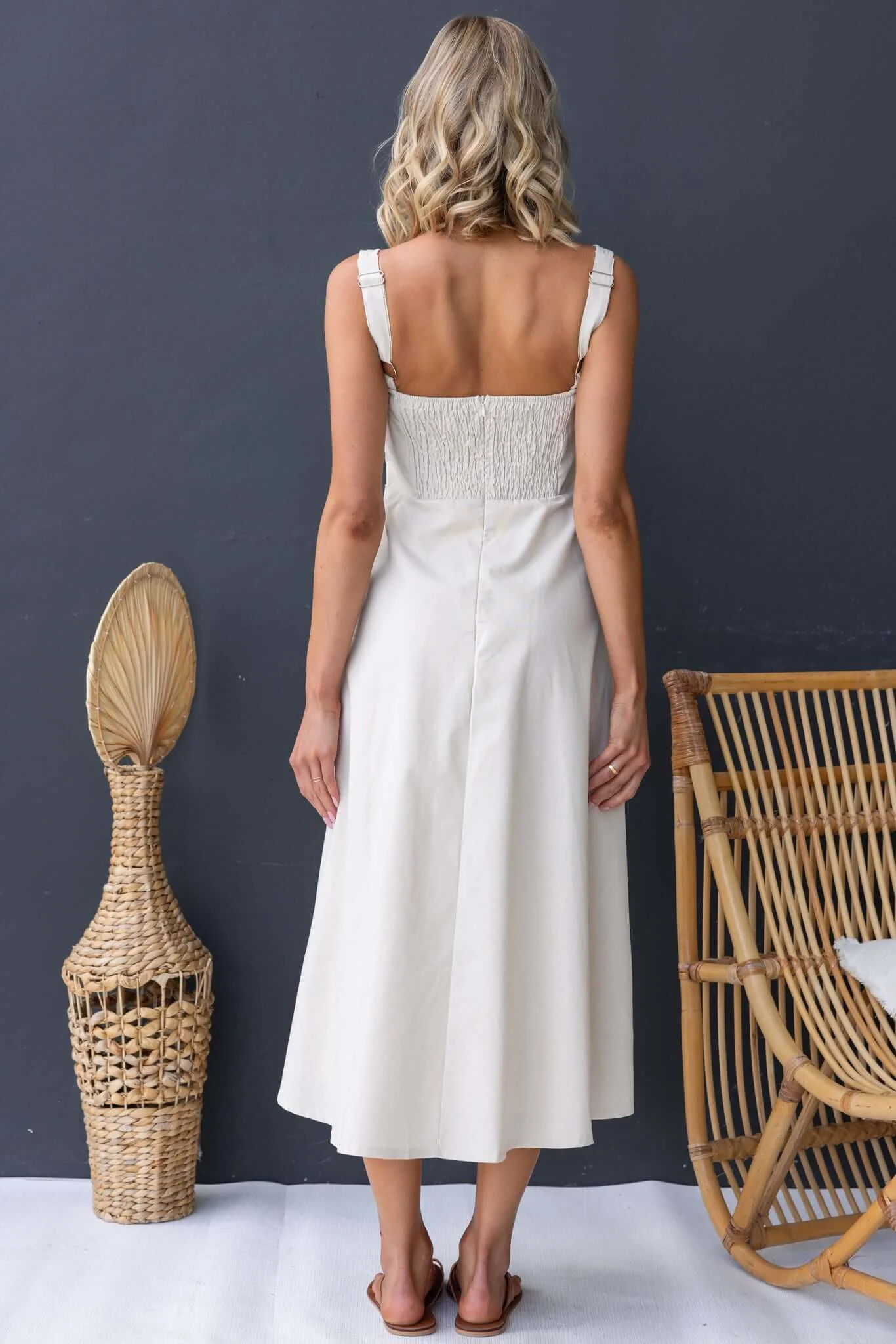 Shelly Denim Midi Dress - Image 7