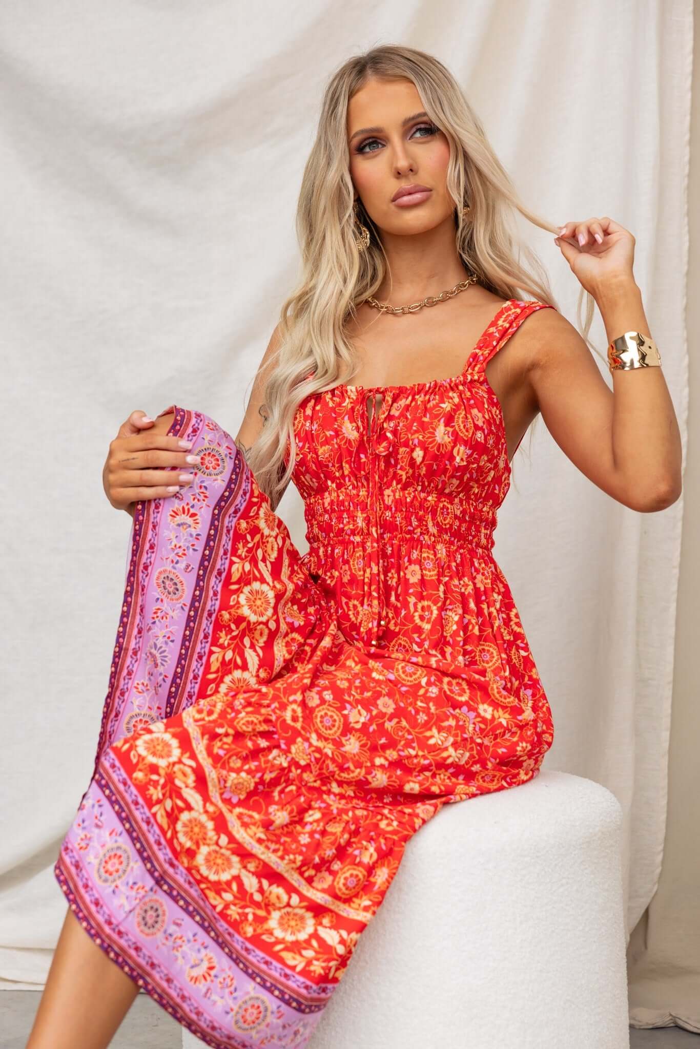 Skipper Midi Dress
