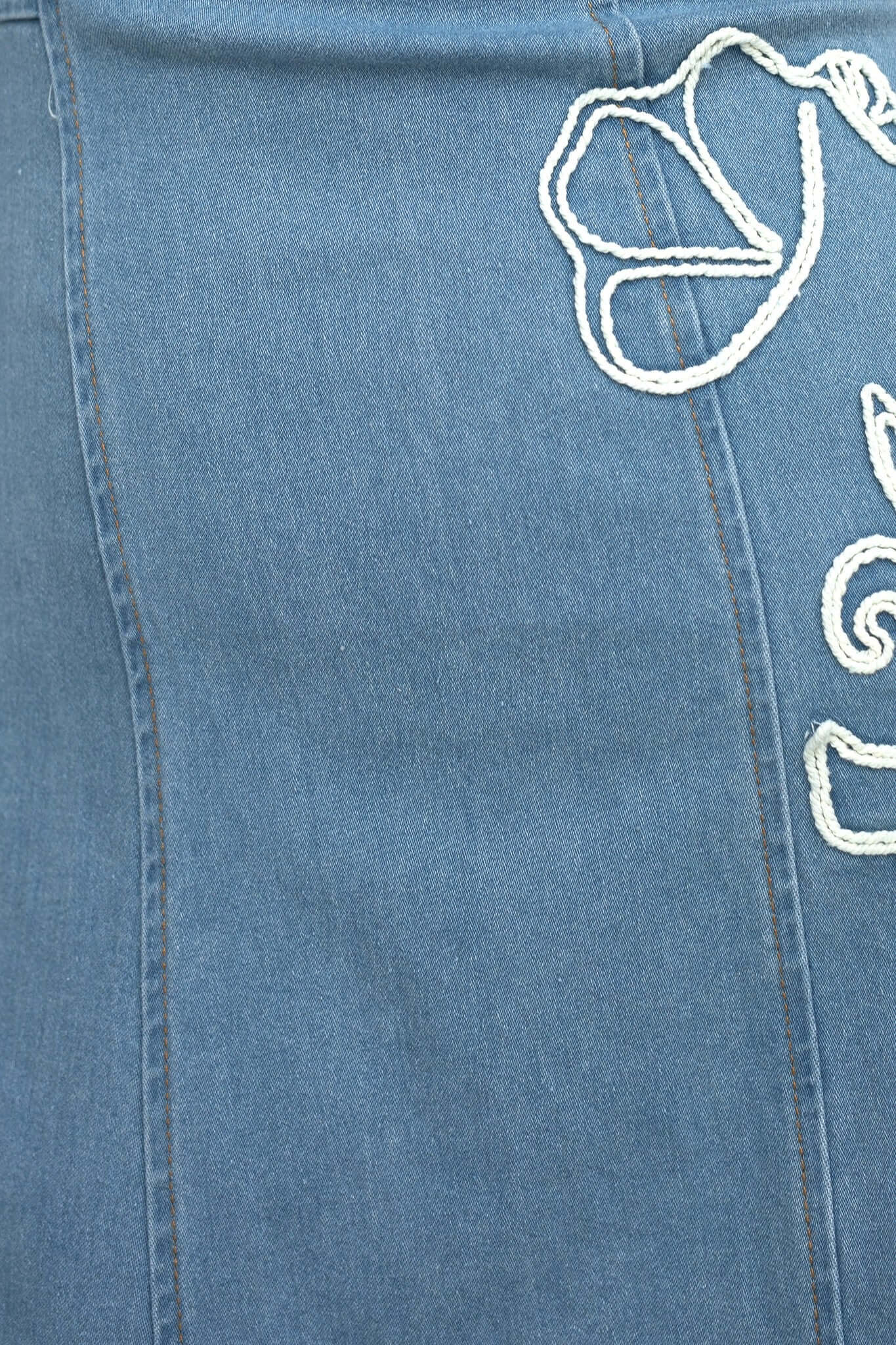 Skyla Denim Dress - Image 7