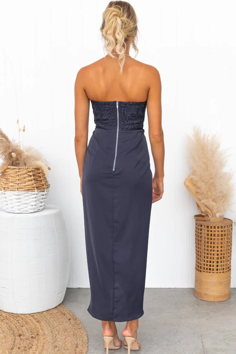 Sleek Night Midi Dress - Image 7