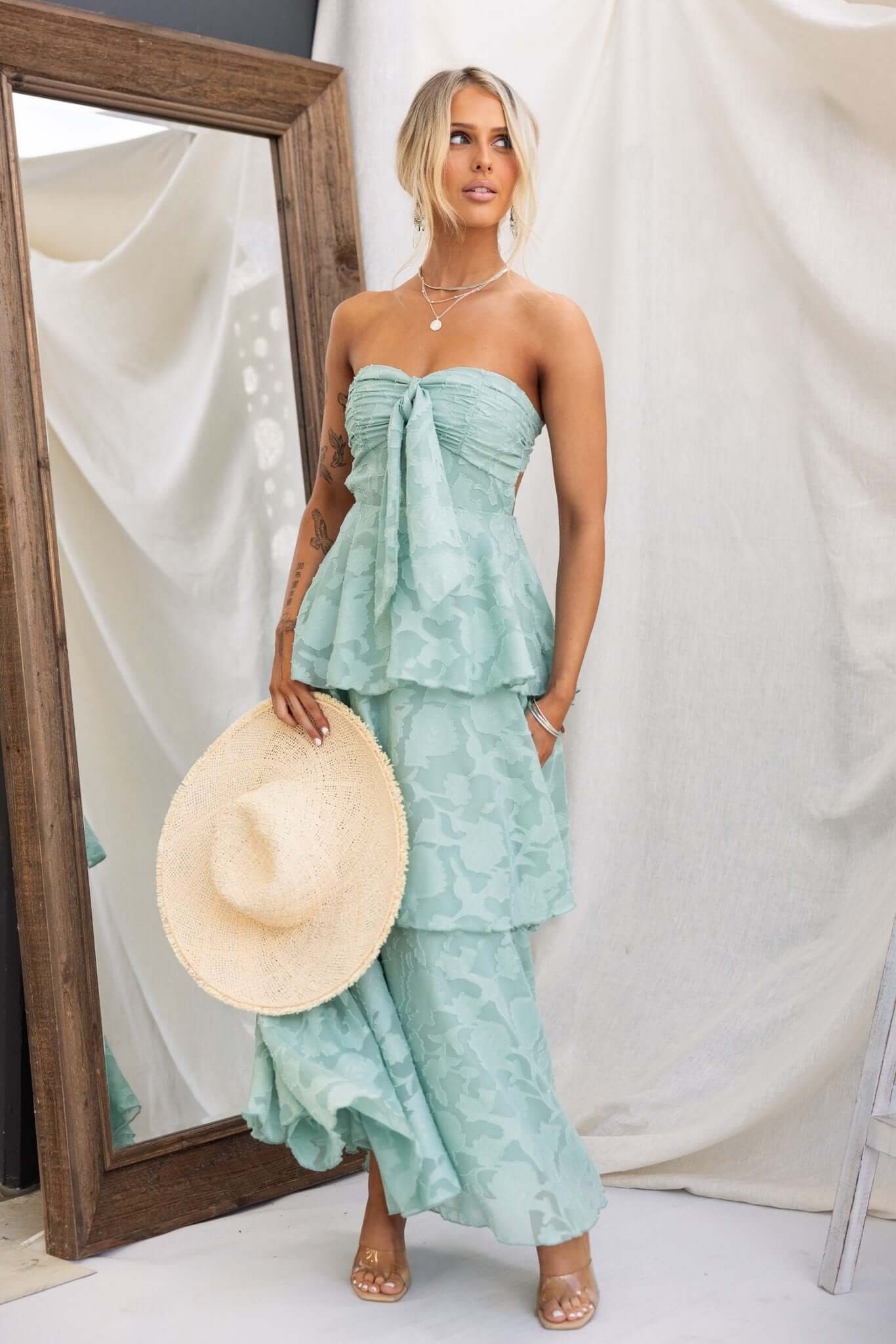 Soft whispers Maxi Dress - Image 3