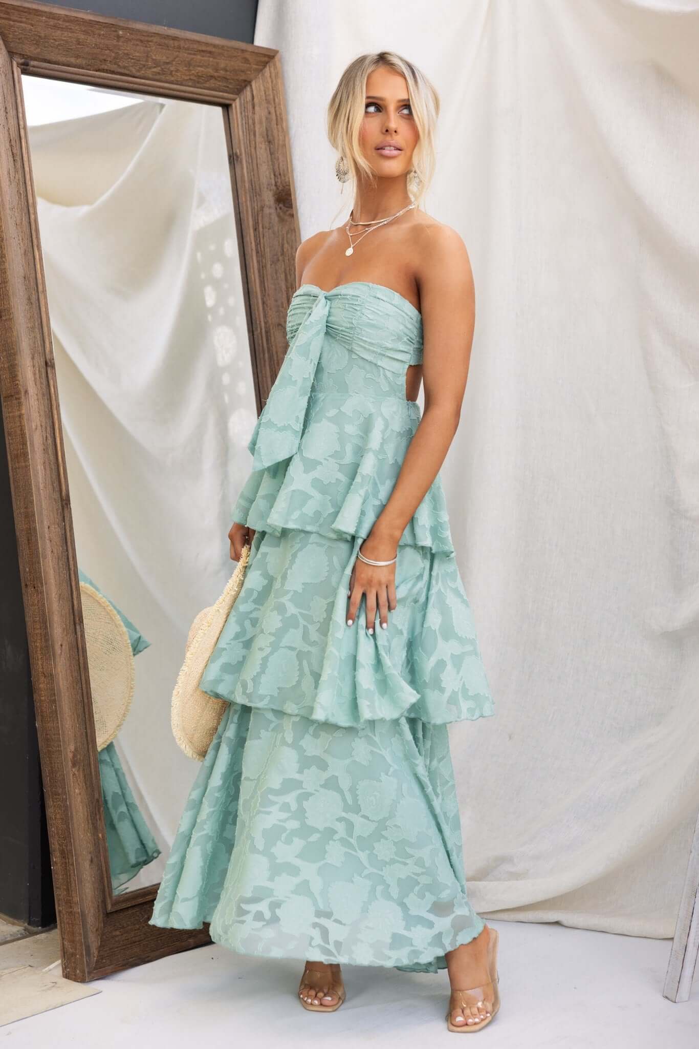 Soft whispers Maxi Dress - Image 4