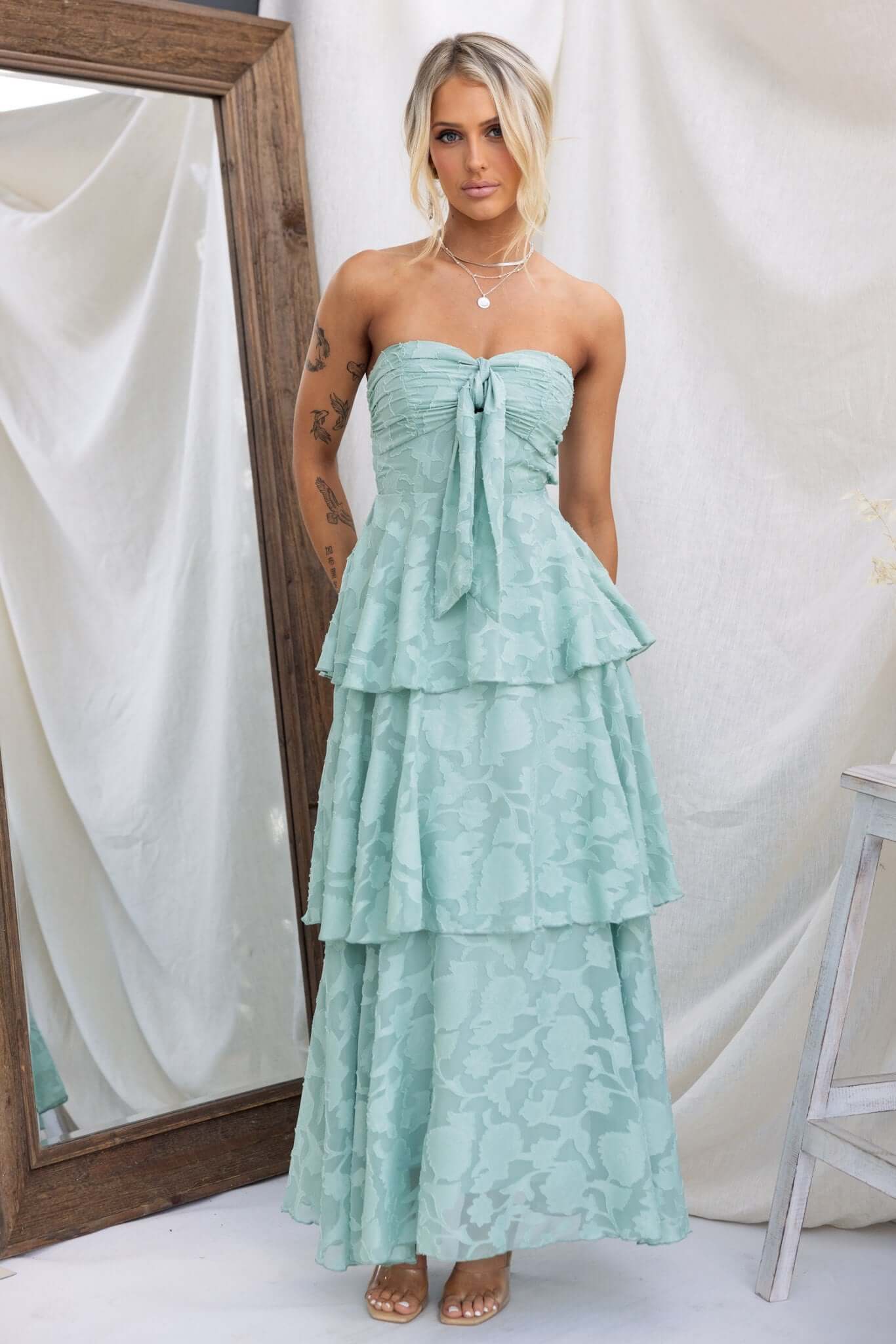 Soft whispers Maxi Dress - Image 5
