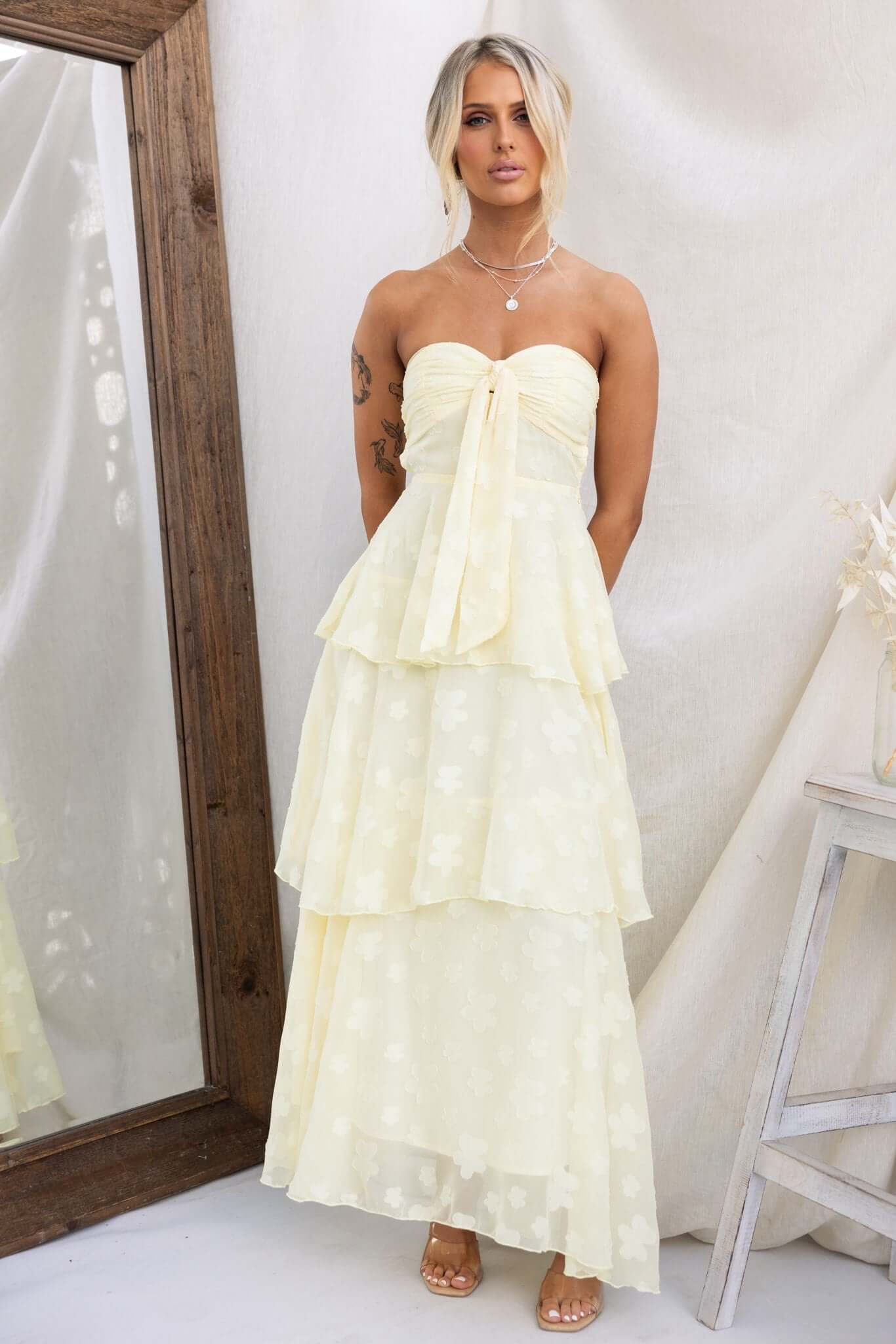Soft whispers Maxi Dress
