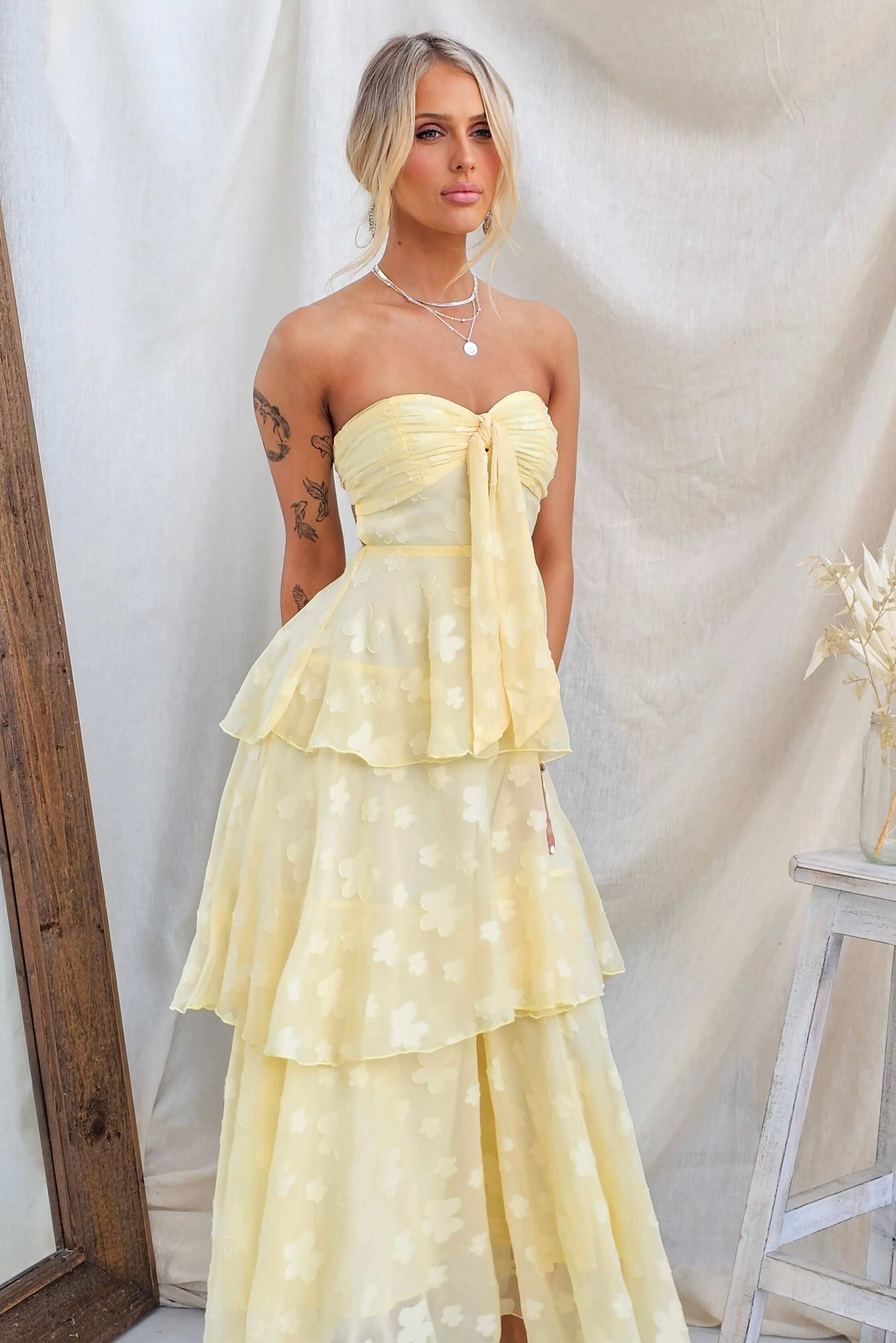 Soft whispers Maxi Dress - Image 2