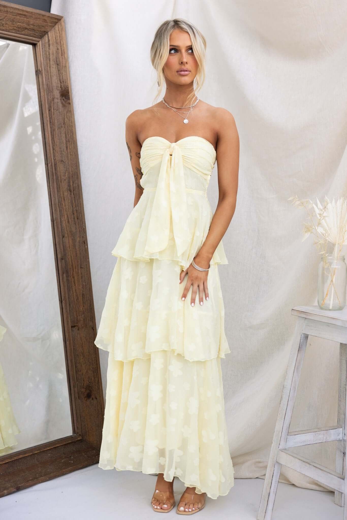 Soft whispers Maxi Dress - Image 3