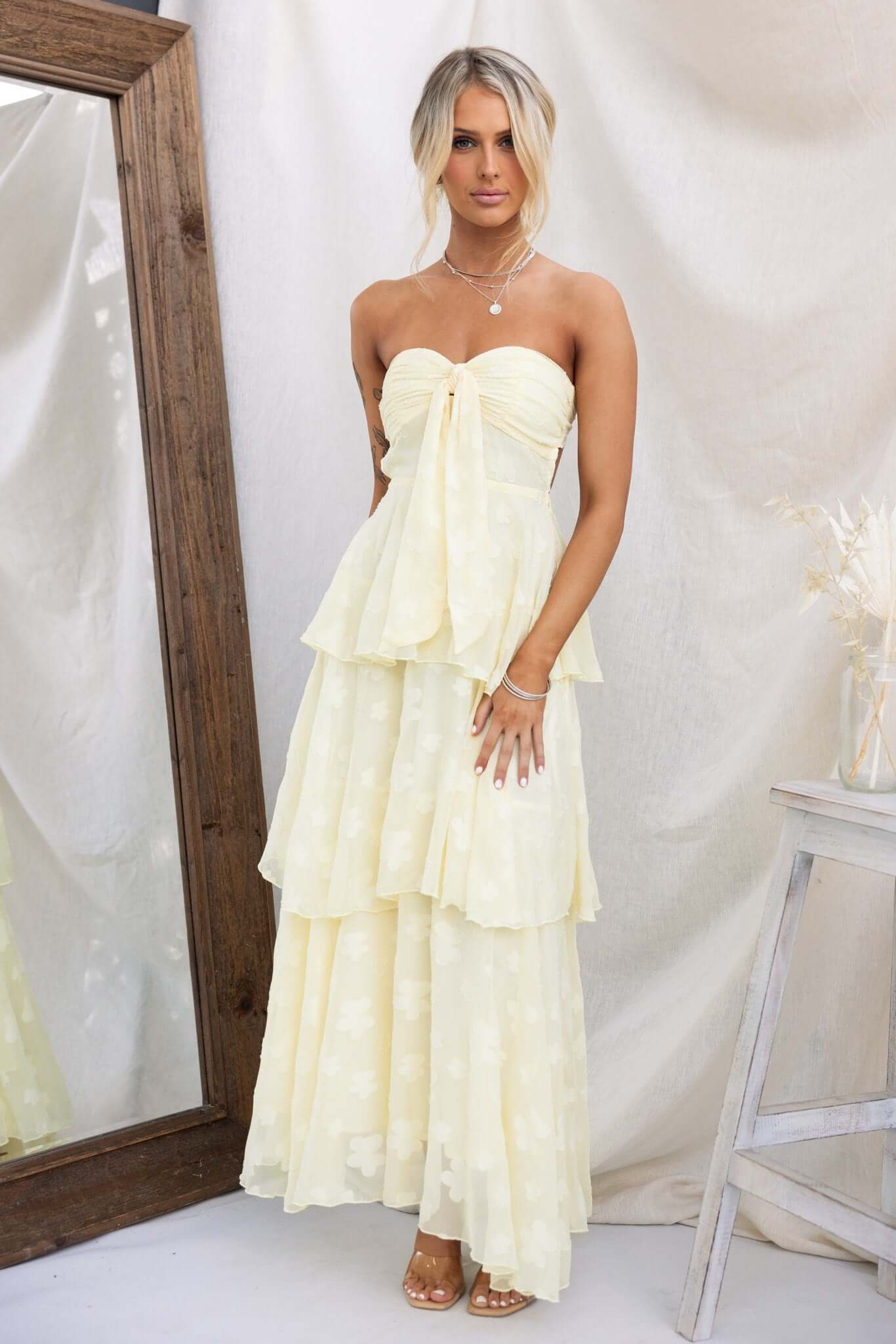 Soft whispers Maxi Dress - Image 4